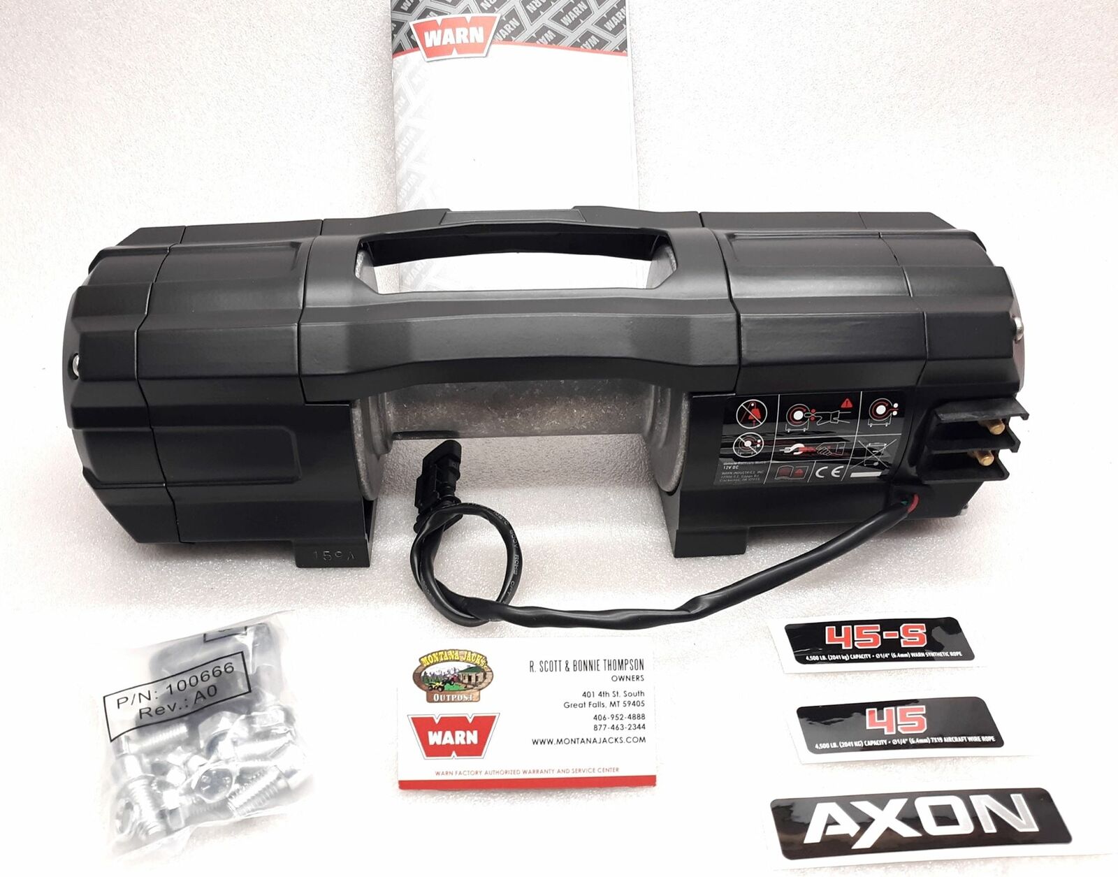 WARN Winch Core Replacement For Axon 4500 - Click Image to Close