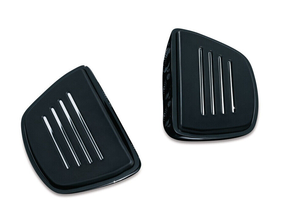 Kuryakyn Premium Mini Boards Black Without Adapters, Pair 5.5" x 4" - Click Image to Close