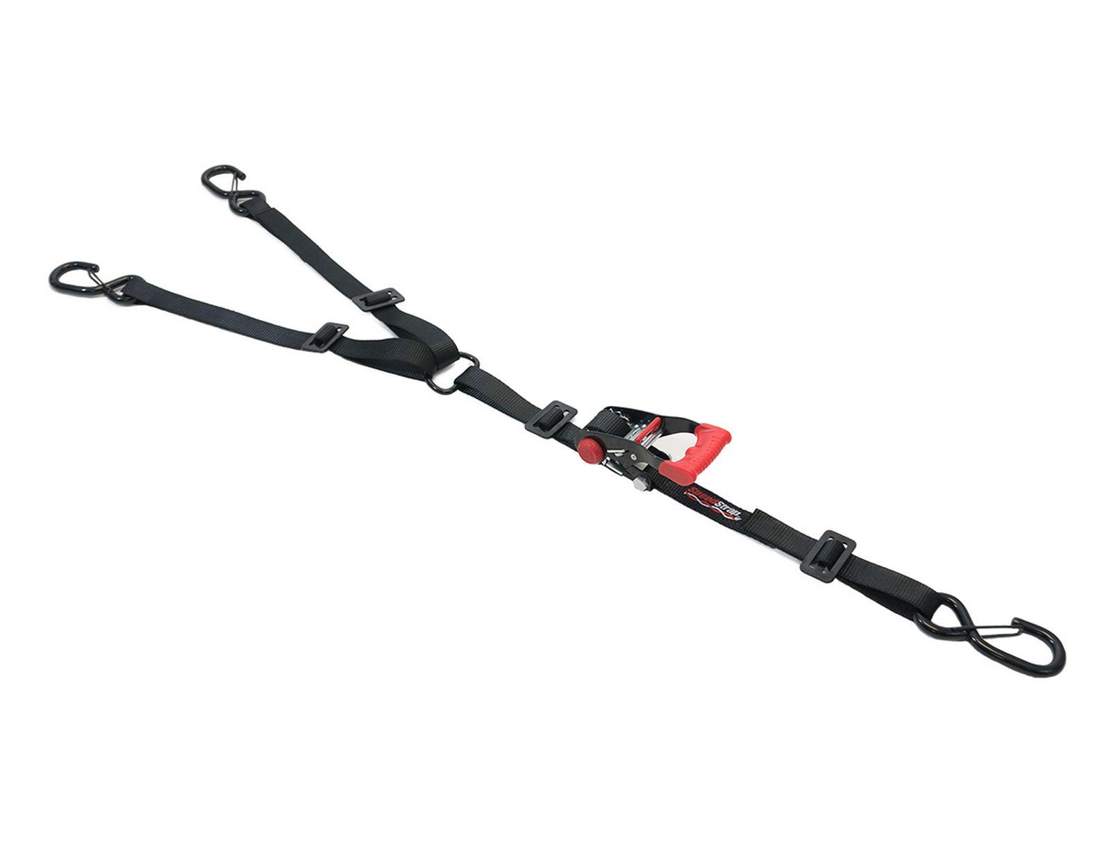 SpeedStrap 1in 3-Point Spare Tire Tie-Down with Snap S Hooks - Secure spare tires on UTVs with 3-point tie-down - Click Image to Close