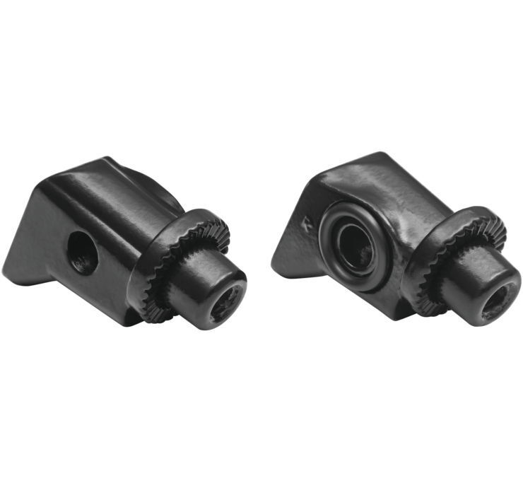 Kuryakyn Rear Footpeg Adapter Satin Black Fits BMW - Click Image to Close