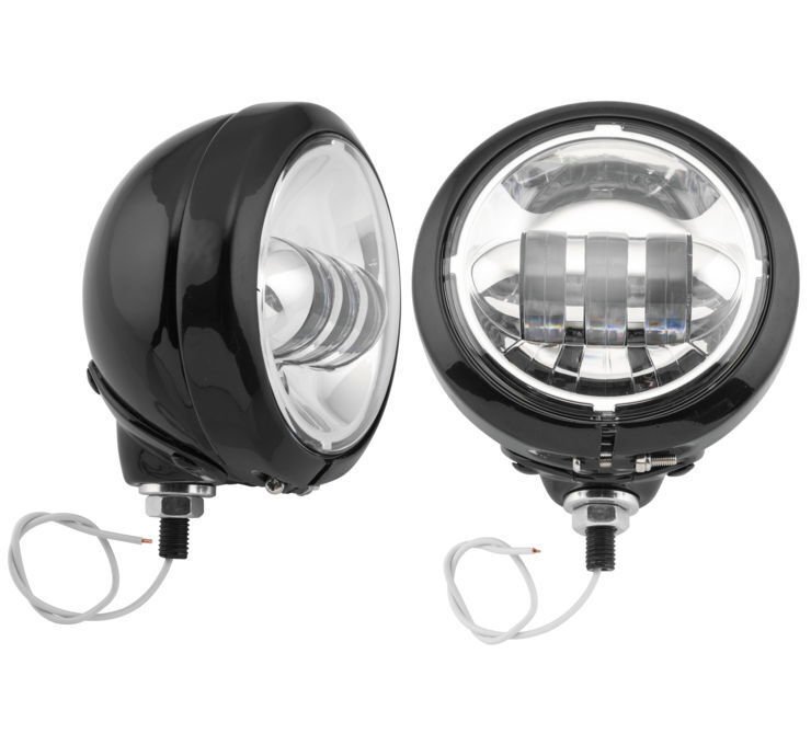 Letric Lighting 4.5in Chrome Passing Lamps LLC-PL-CB - Click Image to Close