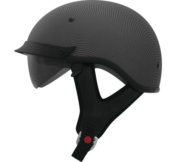 THH T-72 Carbon Half Helmet Gray - Small - Click Image to Close