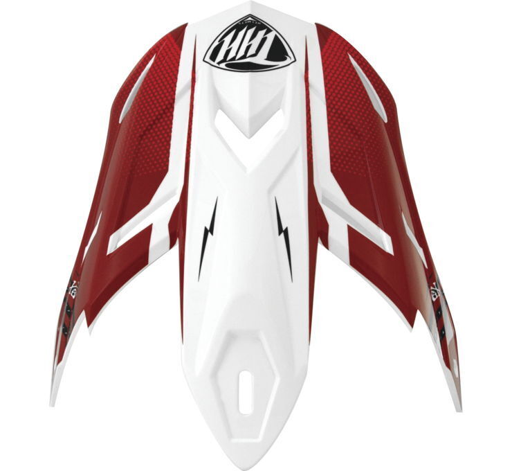 THH Helmets T710X Battle Visor Red/Black - Click Image to Close
