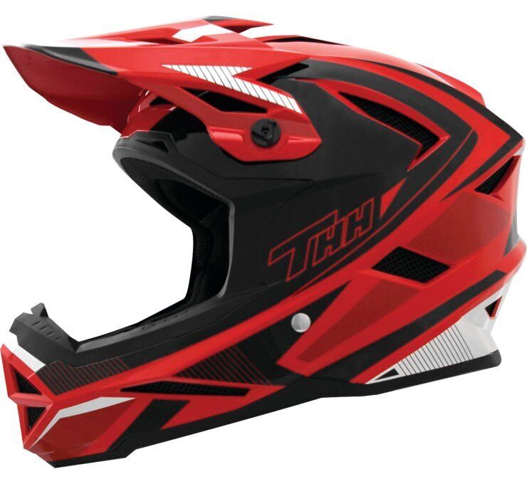 THH Helmets T-42 BMX Acceler Helmet Red/White XL - Click Image to Close