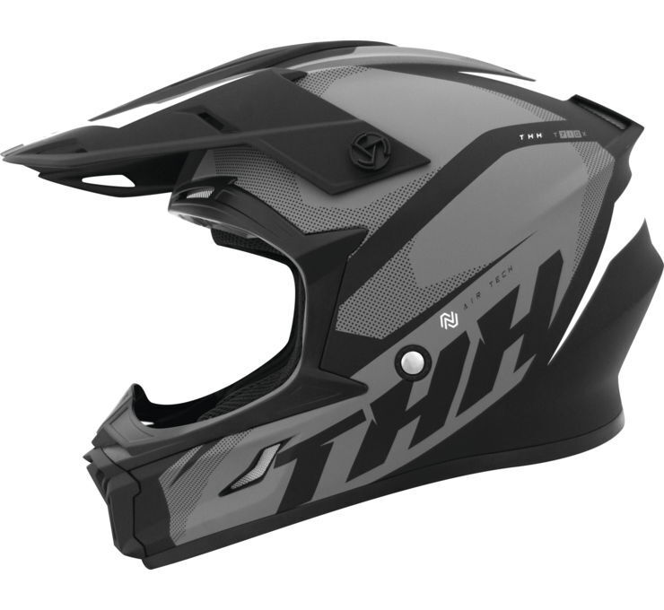 THH Helmets T710X Airtech Helmet Black/Grey XS - Click Image to Close