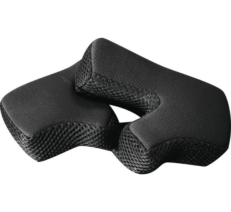 THH T-42 BMX Cheekpad Set Black 2XL Replacement Pads - Click Image to Close