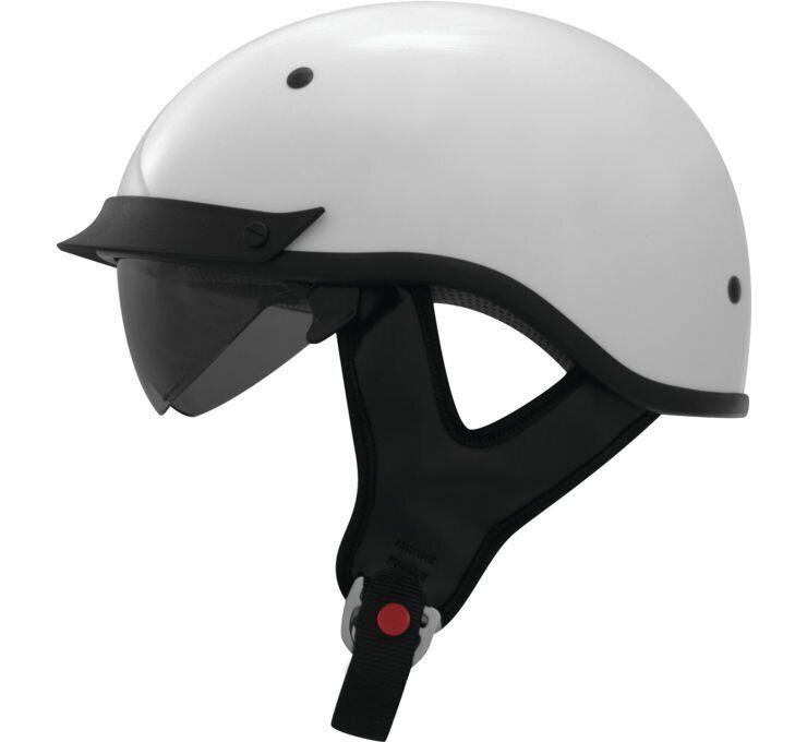 THH T-72 Half Helmet White Small - Click Image to Close
