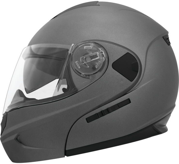 THH T-797 Full Face Helmet Frost Grey Matte Large - Click Image to Close