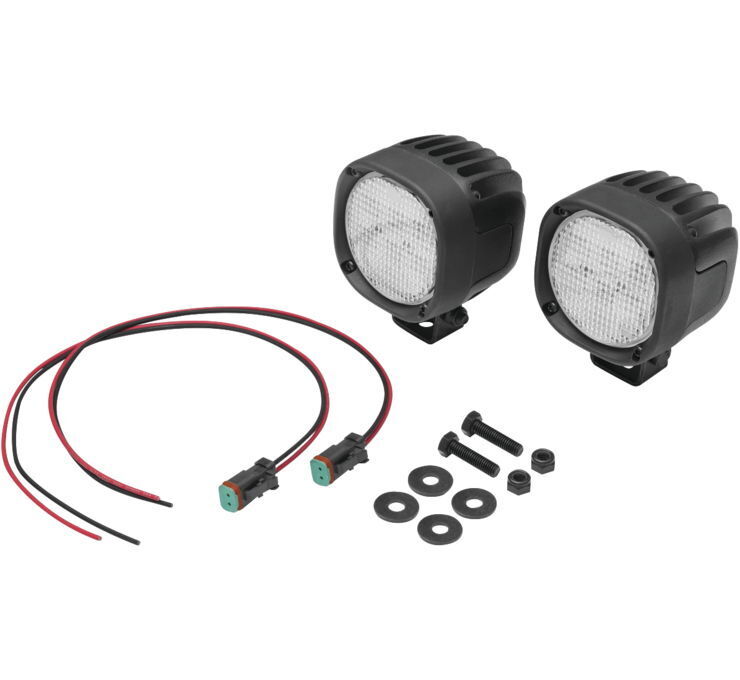 Kuryakyn Lodestar 1850L LED Flood Beam Light â€“ 1,850 Lumens - Click Image to Close