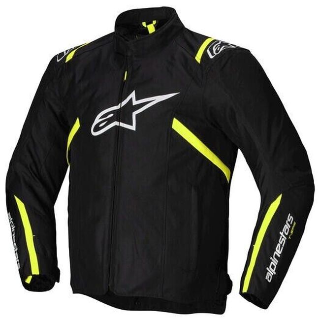 Alpinestars T-SPS V2 WP Jacket Black/White/Yellow L - Waterproof riding jacket For large size - Click Image to Close