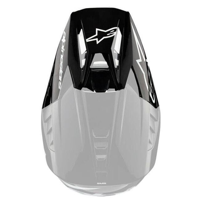 Alpinestars S-M5 Visor Dark Grey Glossy - Fits Alpinestars S-M5 Helmet - Click Image to Close