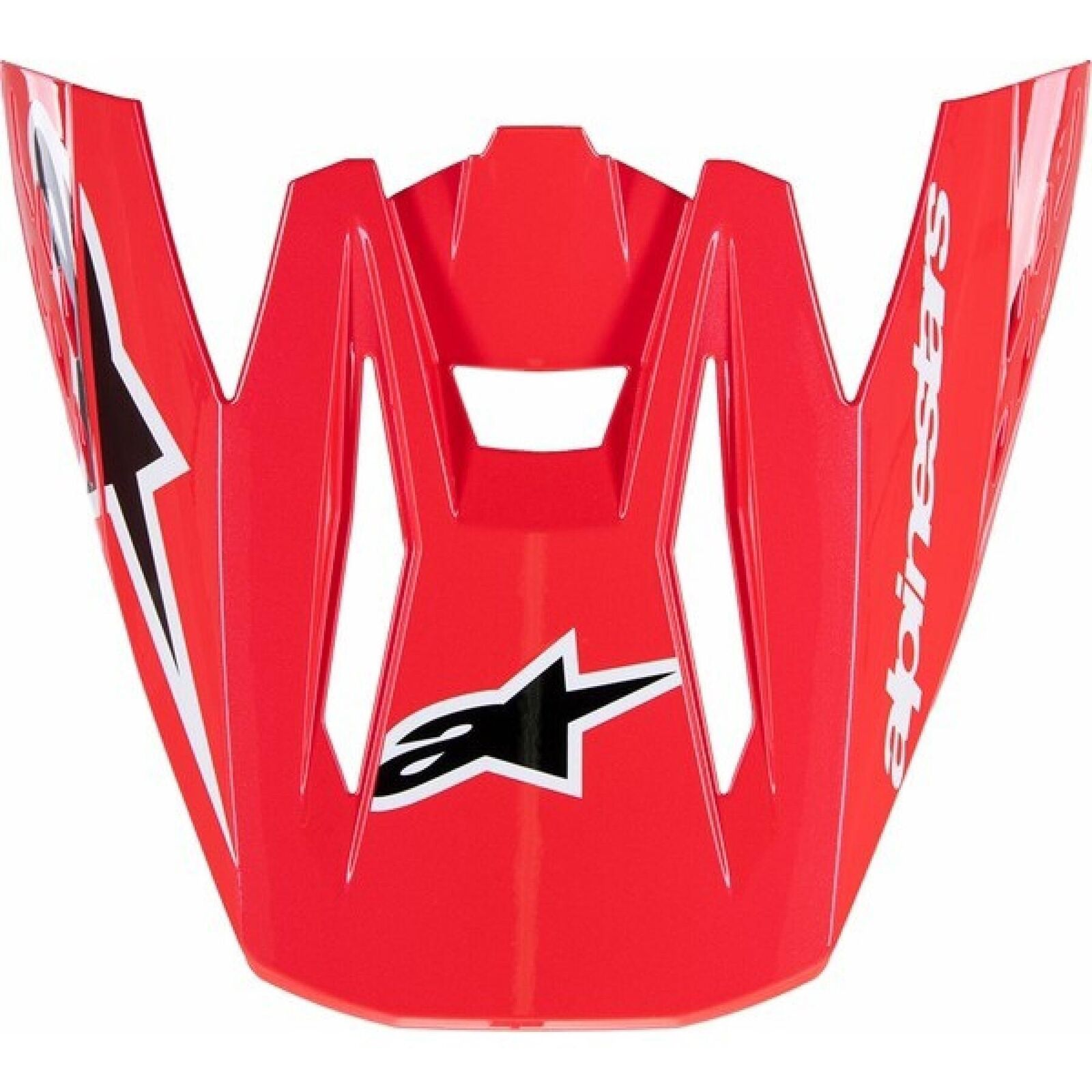 Alpinestars S-M5 Visor Corp Bright Red Glossy - Replacement visor for Alpinestars S-M5 Helmet - Click Image to Close