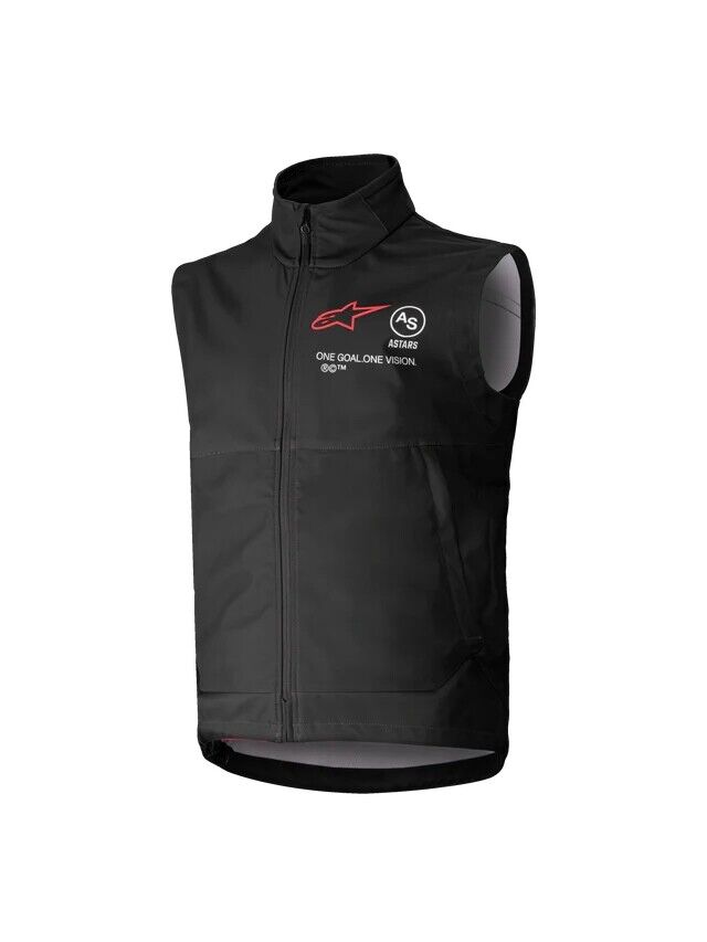 Alpinestars Youth Techstar Softshell Vest Black For Youth Large - Windproof softshell vest For Youth Large - Click Image to Close