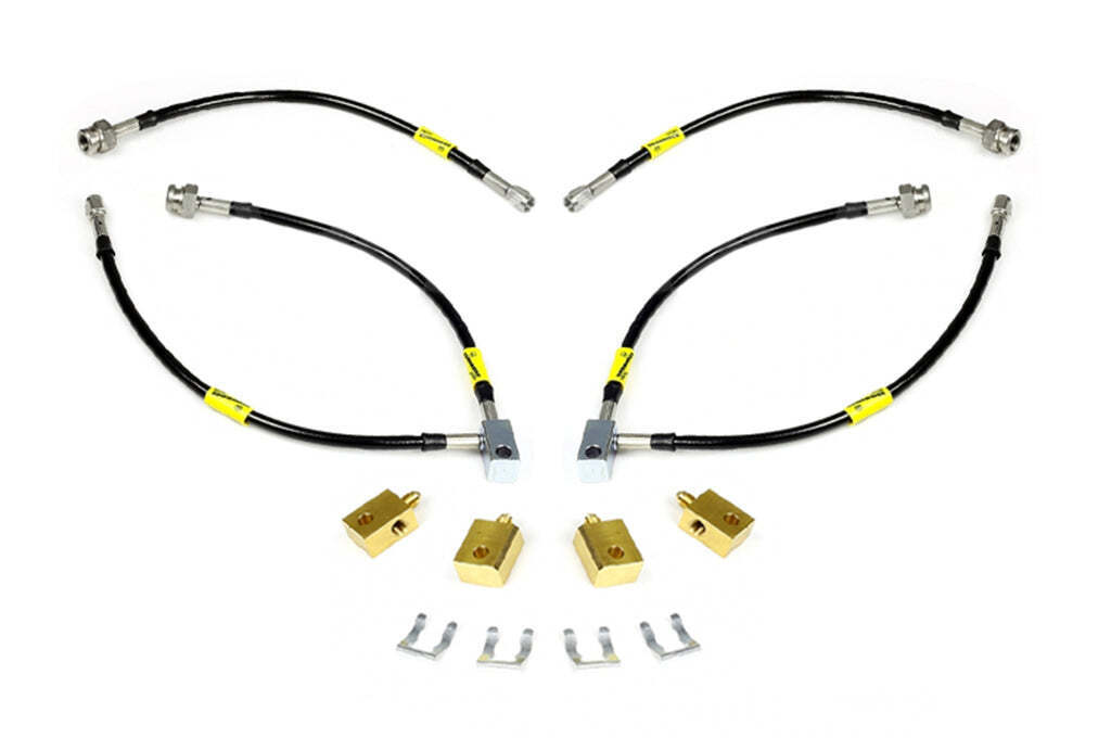 Stainless Steel Brake Lines - For 09-16 Nissan GTR R-35 Phantom - Click Image to Close