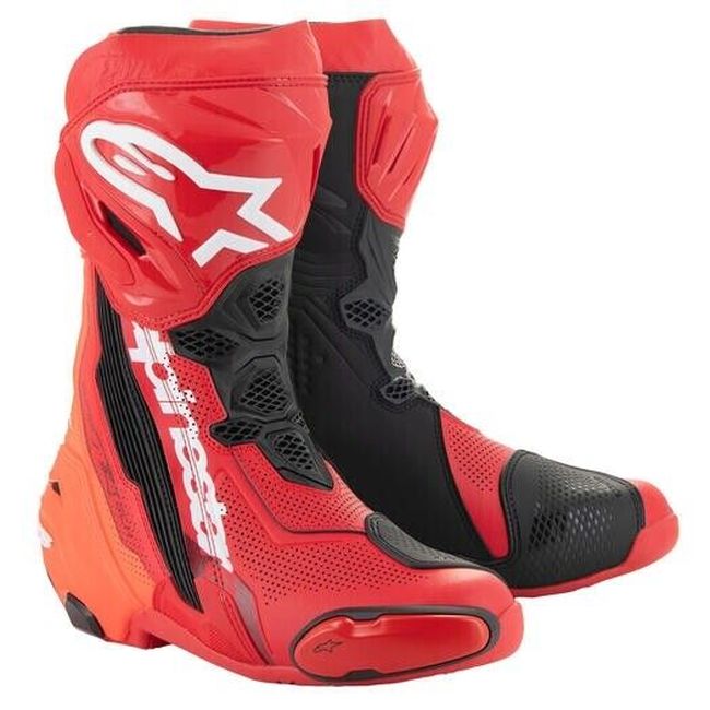 Alpinestars Supertech R V2 Boots Size 46 - Supertech R V2 BT VN RRFL Size 46 - Click Image to Close