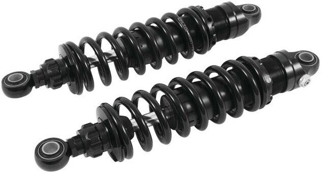 Ohlins S2 13in Black Shocks Fits FLH/FLT 1990-2023 - Click Image to Close