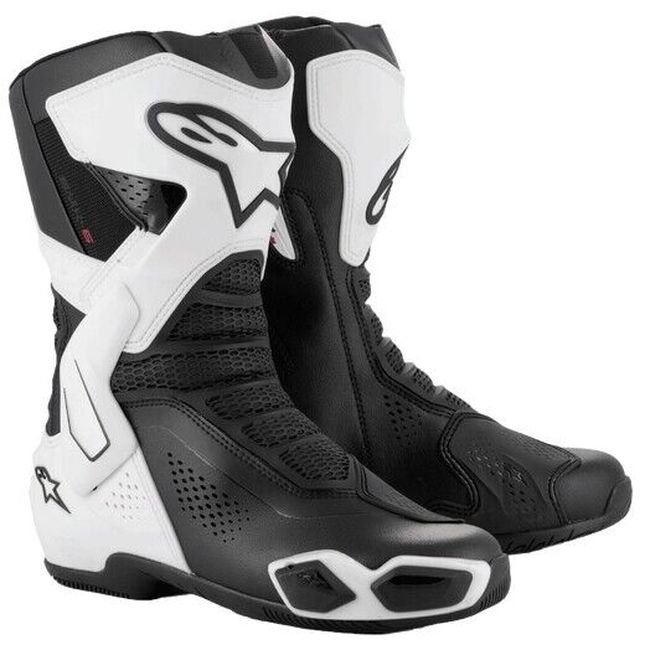 Alpinestars SMX-6 V3 Vented Boots White/Black Size 40 - Vented riding boots For size 40 - Click Image to Close