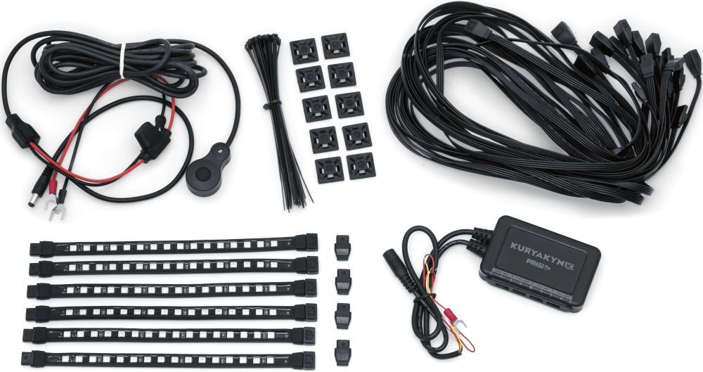 Kuryakyn Nightcrawlers Headlight Kit Black - Click Image to Close