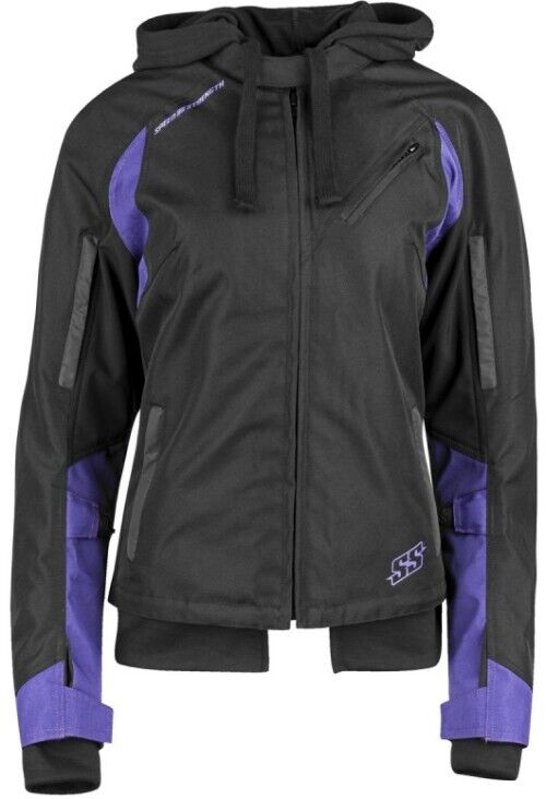 Speed and Strength Spell Bound Jacket Purple/Black Womens XS - Click Image to Close