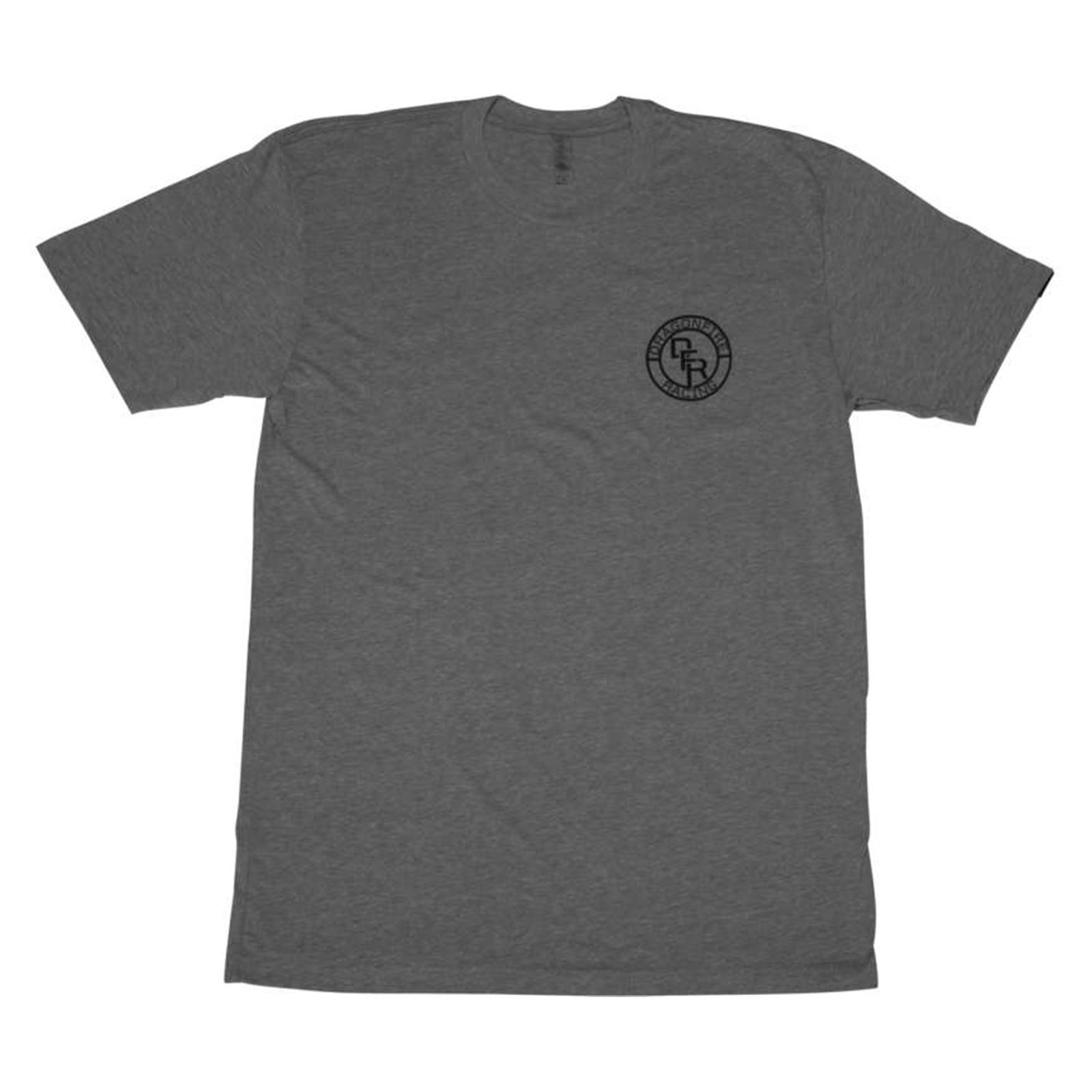 DragonFire Racing T-Shirt Dfr Logo Patch Grey Lg - Click Image to Close