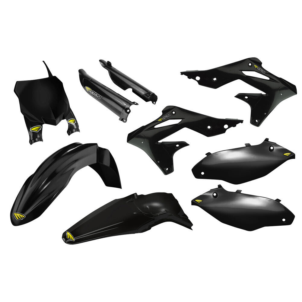 Cycra Powerflow Full Body Kit Black Fits 13-16 Kawasaki KX250F - Click Image to Close