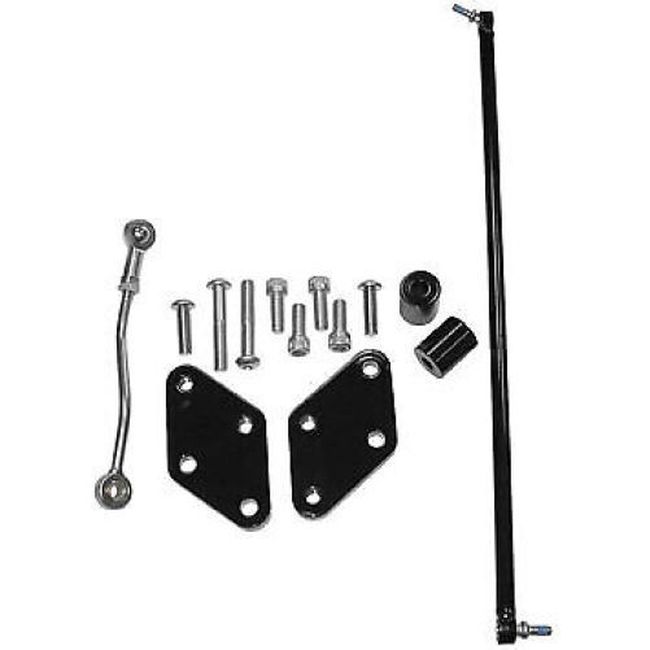 Biker's Choice Footpeg Conversion Kit - Black Fits Sportster - Click Image to Close