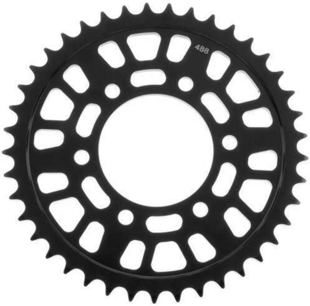 BikeMaster Rear Steel Sprocket 530 38T Black - Click Image to Close