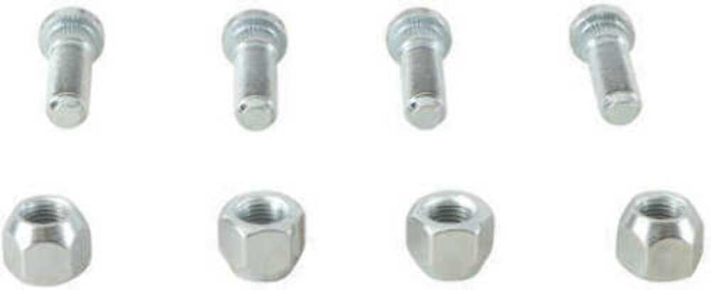 QuadBoss Front Wheel Stud & Nut Kit Black Fits 15-22 Yamaha YXC700 Viking VI - Click Image to Close