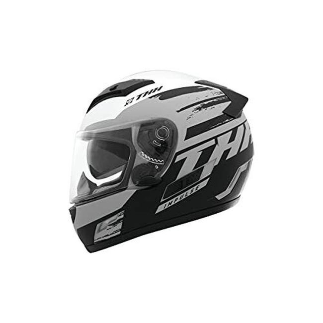 THH Helmets TS-80 Impulse Full Face Helmet Gray/Black XS - Click Image to Close