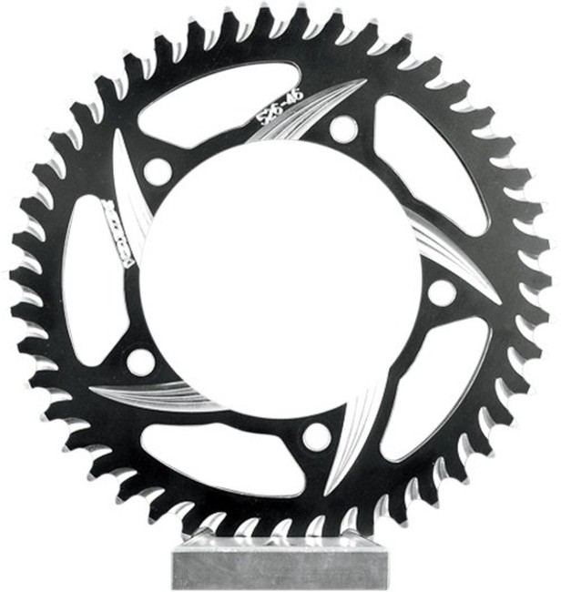 Vortex Racing 525 46T Aluminum Rear Sprocket Black For Select Sportbikes - Click Image to Close
