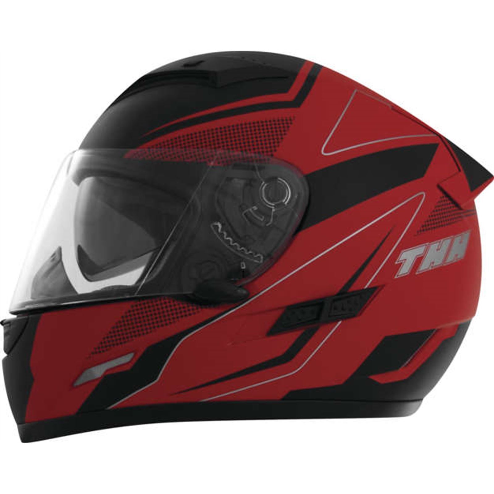 THH TS-80 FXX Full Face Helmet Red/Black XS - Click Image to Close