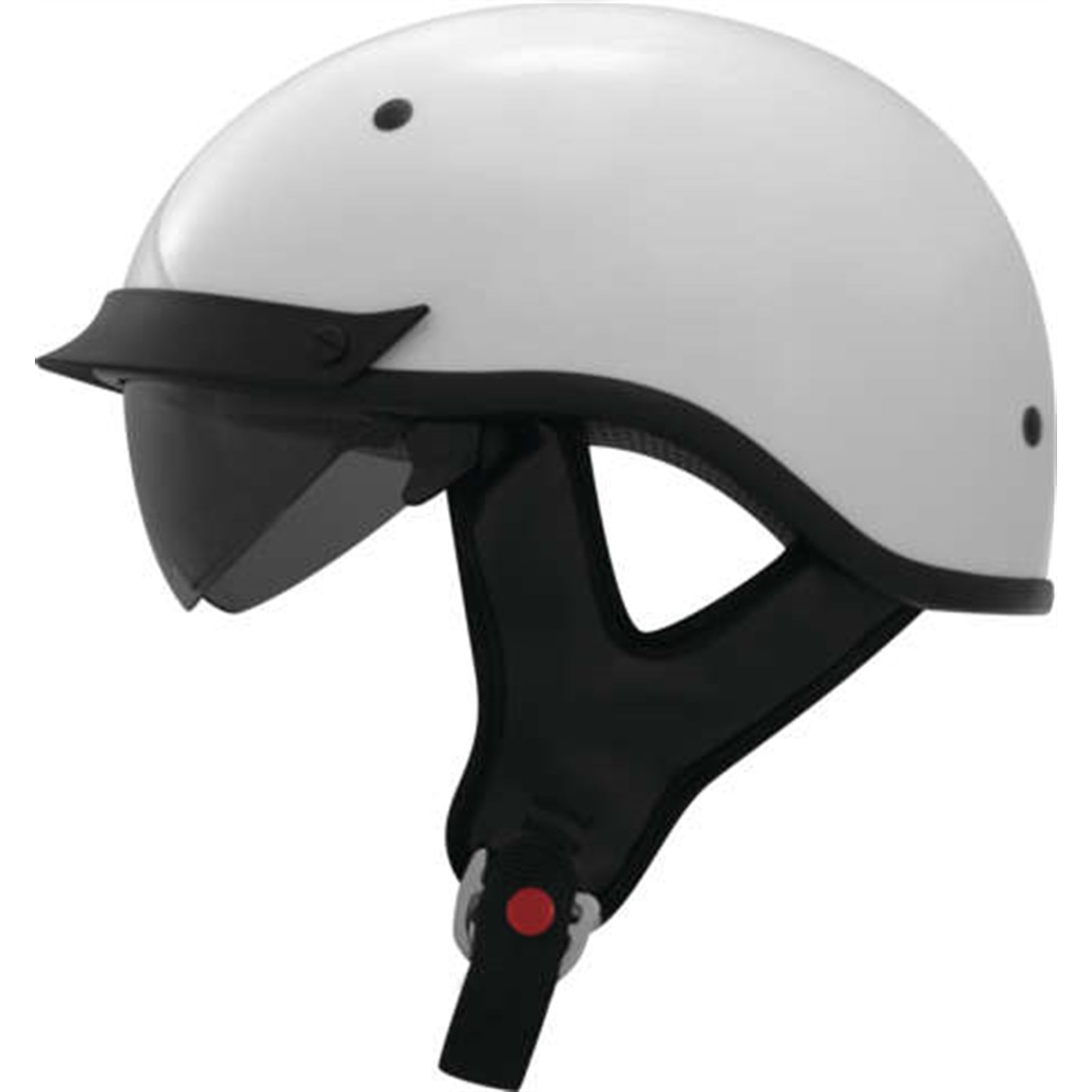 THH Helmets T-72 Half Helmet White XL - Click Image to Close