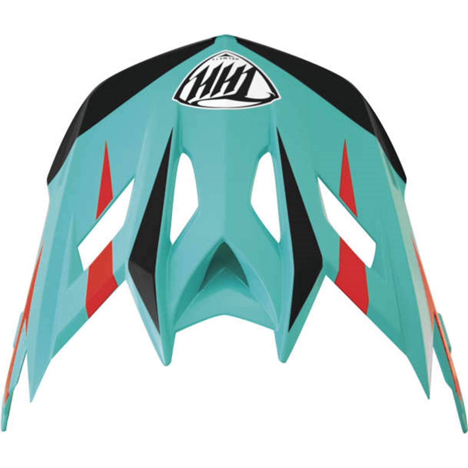 THH Helmets T-42 BMX Visor Acceler Blue/Orange - Click Image to Close