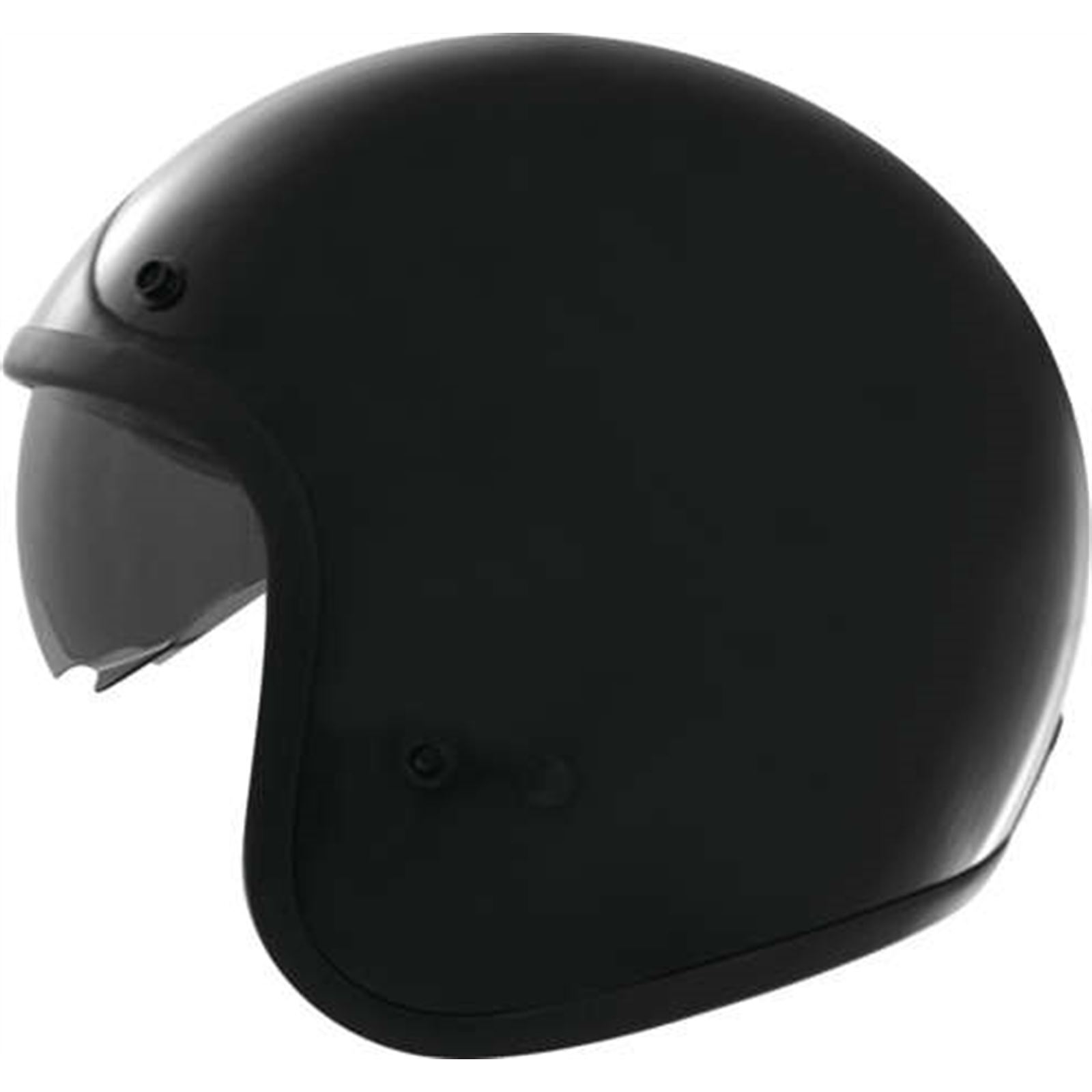 THH T-383 Open Face Helmet Black 2XL - Click Image to Close