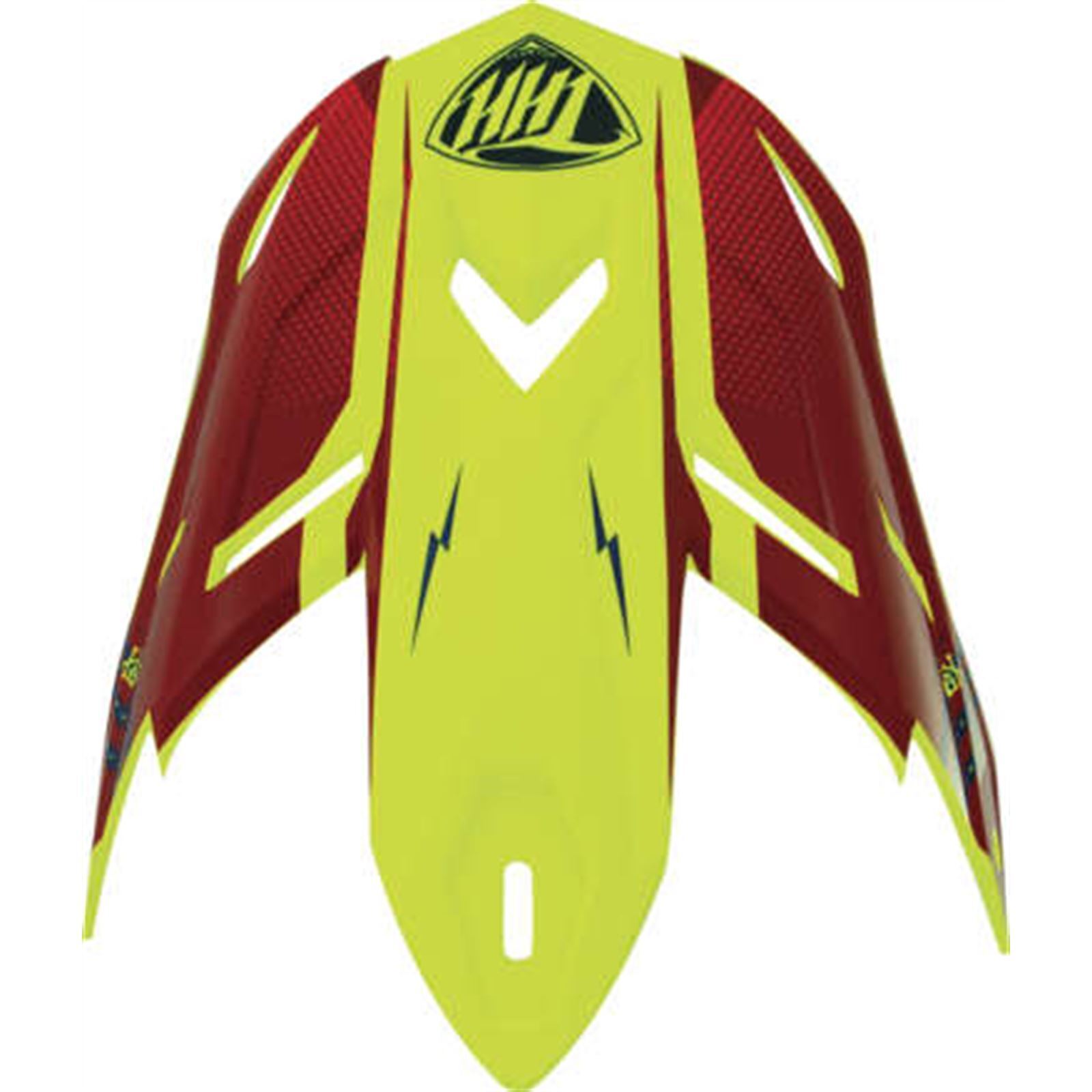 THH T710X Battle Visor Red/Blue - Click Image to Close