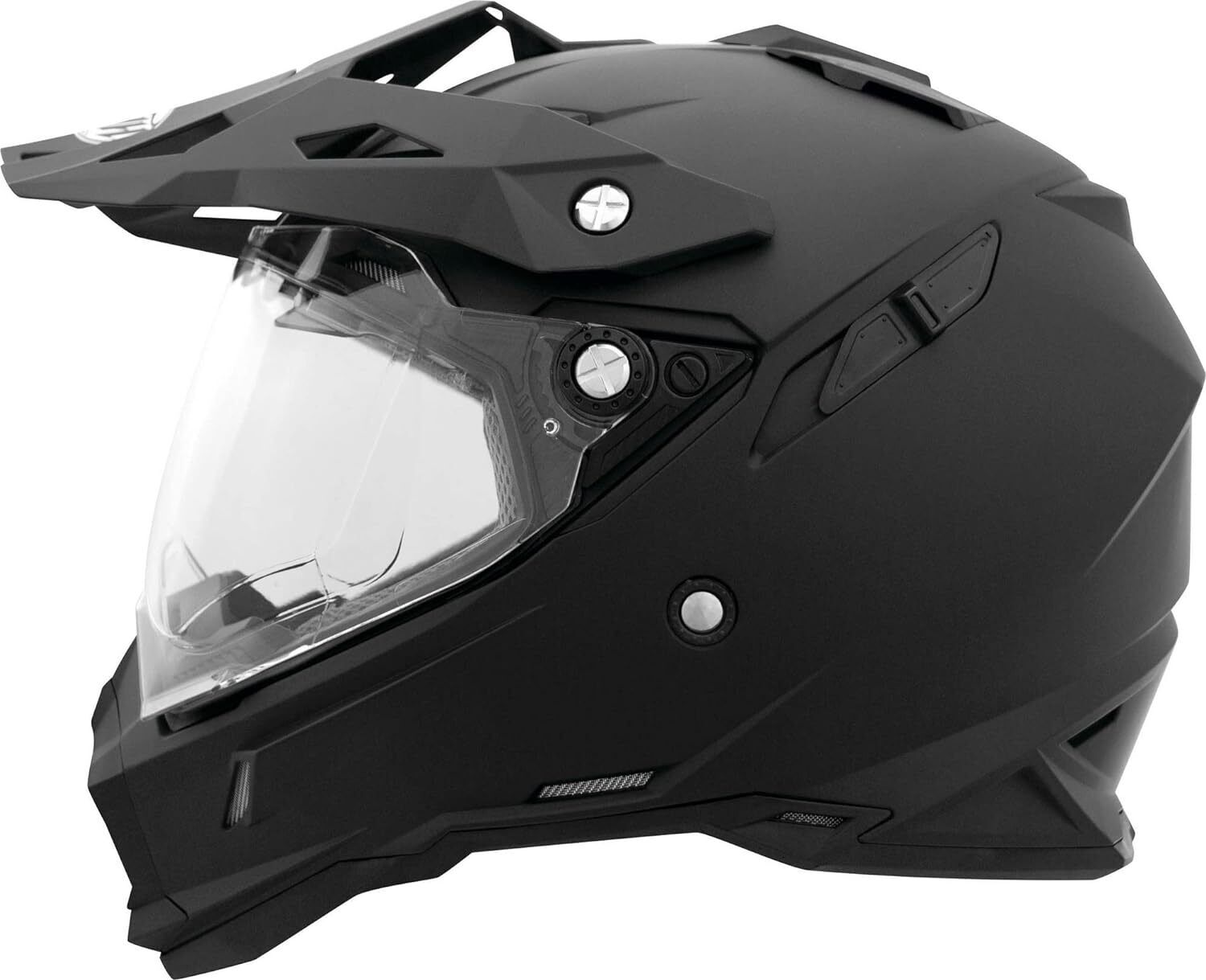 THH TX-28 Dual Sport Helmet Flat Black XL - Click Image to Close