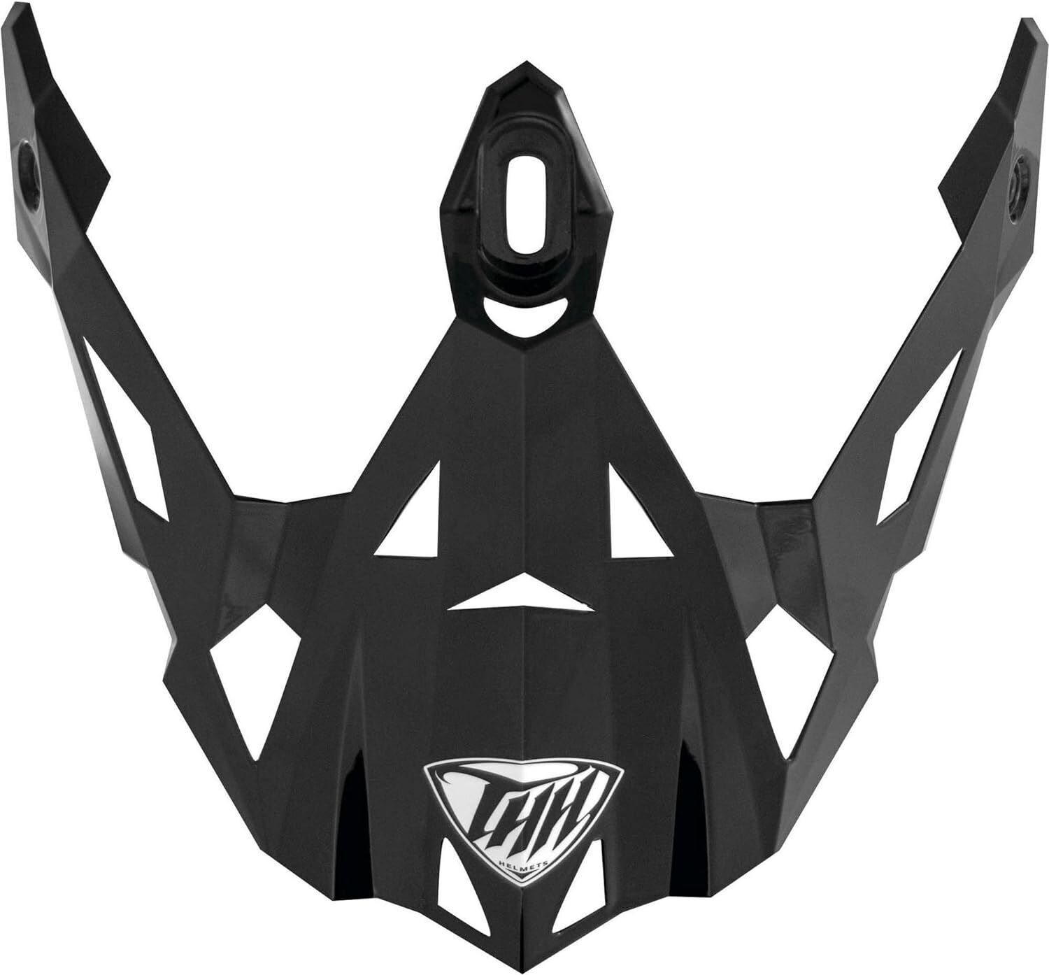 THH Helmets TX-28 Solid Black Replacement Visor - Click Image to Close