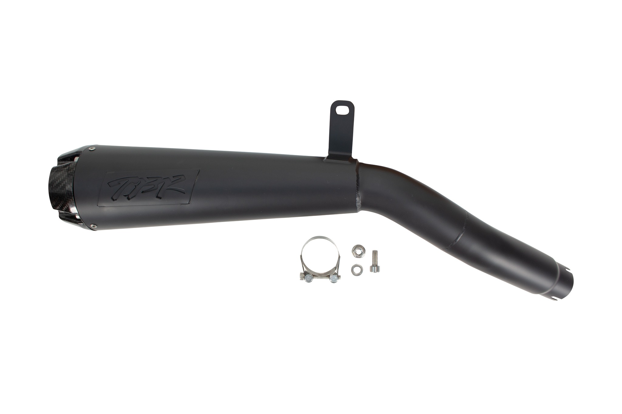 Low-Mount Black Stainless Steel Comp-S Slip On Exhaust - For 2021+ Honda Rebel 1100 - Click Image to Close