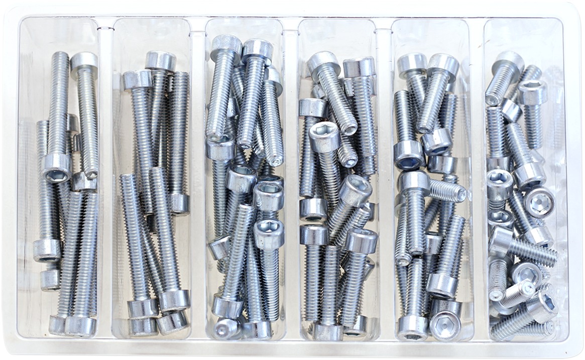 M6 Socket Head Allen Assortment Pack M6 x 16, 20, 25 & 30 mm Lengths - Click Image to Close