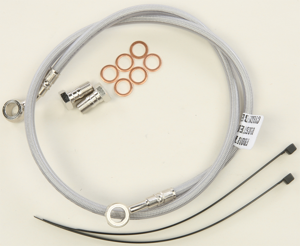Stainless Steel Front 2-Line Brake Line - For 2016 KTM RC390 - Click Image to Close