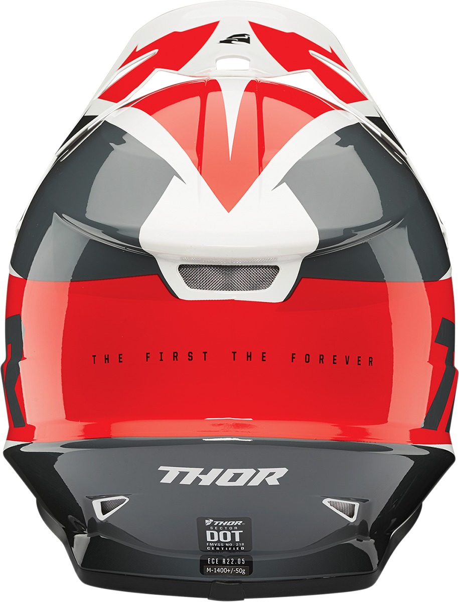 Red/Black Sector Fader Helmet - 3X-Large - Click Image to Close