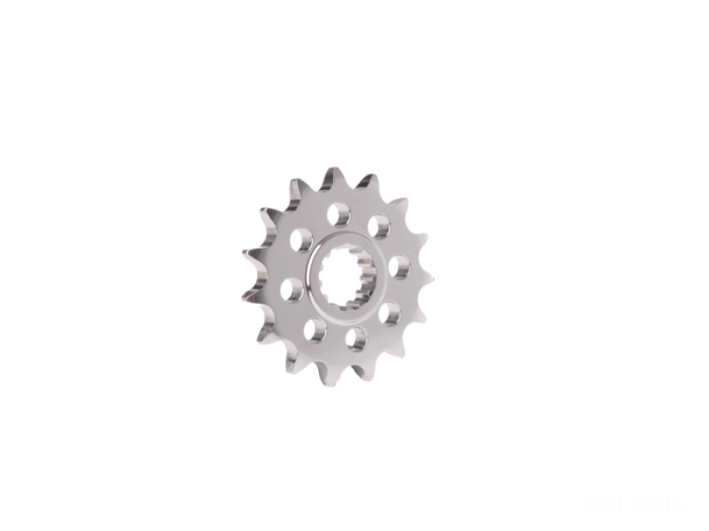 Vortex Racing Steel Front Sprocket 525 14T Silver For Ducati - 14 tooth 525 front sprocket in silver For Ducati - Click Image to Close