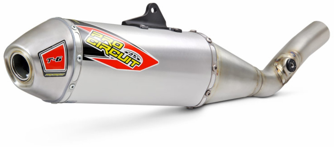 T-6 Aluminum Slip On Exhaust Muffler - For 18-20 Suzuki RMZ450 - Click Image to Close