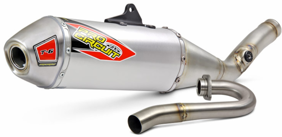 T-6 Aluminum & Stainless Steel Full Exhaust - For 18-20 Suzuki RMZ450 - Click Image to Close
