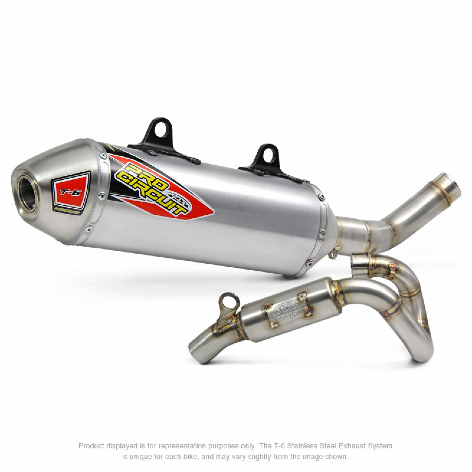 T-6 Aluminum & Stainless Steel Full Exhaust - 17-18 250 SX-F/XC-F & FC/FE 250 - Click Image to Close