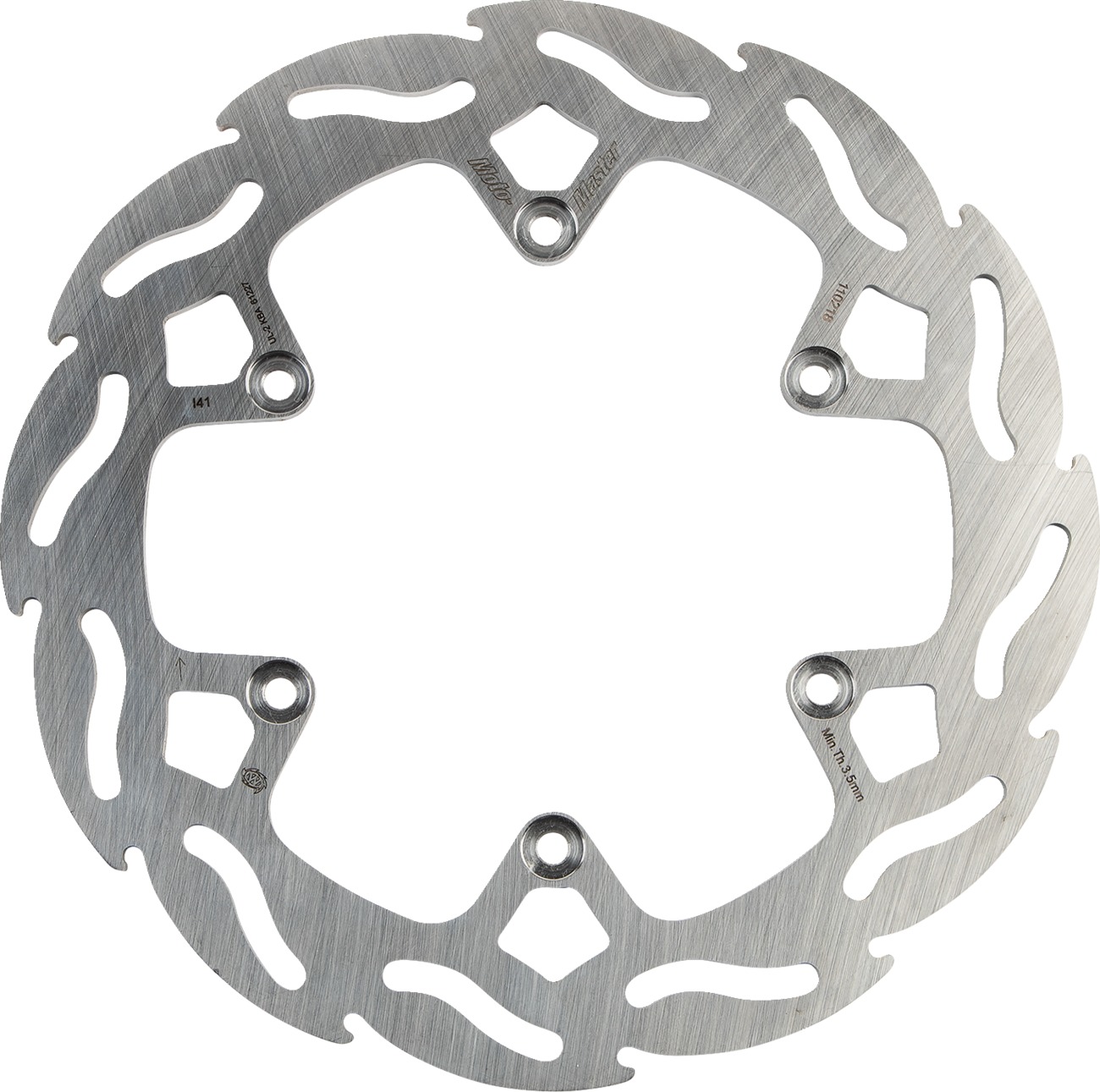 Moto-Master Flame Rear Brake Rotor 220mm For KTM, Husqvarna, GasGas - Rear 220mm fixed rotor For KTM, Husqvarna, GasGas - Click Image to Close