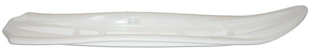 SLP Powder Pro II Ski Bottom White for Snowmobiles - White ski bottom for SLP Powder Pro II snowmobile skis - Click Image to Close