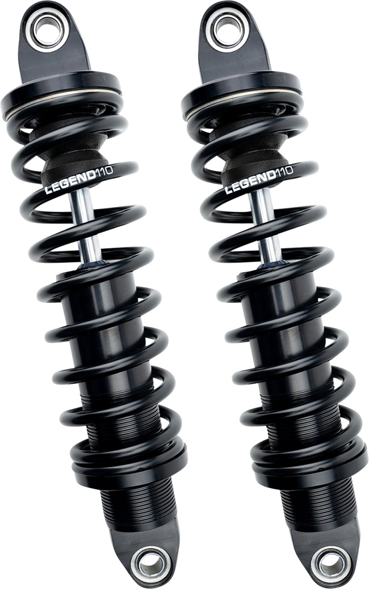 Revo Shocks Coil Over Suspension - Black - 14" Heavy-Duty - For 91-17 Harley Dyna - Click Image to Close
