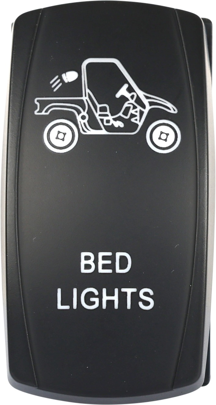 Open Trail Pro Rocker Switch LED Backlit Bed Lighting Universal - LED backlit rocker switch for bed lighting, universal fit - Click Image to Close