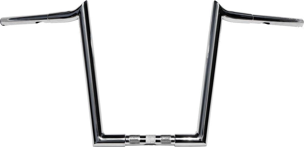 Chubby Hooked Ape Bar 14" Chrome - For 74-20 HD Softail Dyna Tour - Click Image to Close